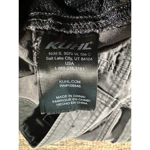 Kuhl Konfidant Air Pants Mens 32 X 32 Grey Vented Knee and Crotch - Picture 6 of 7